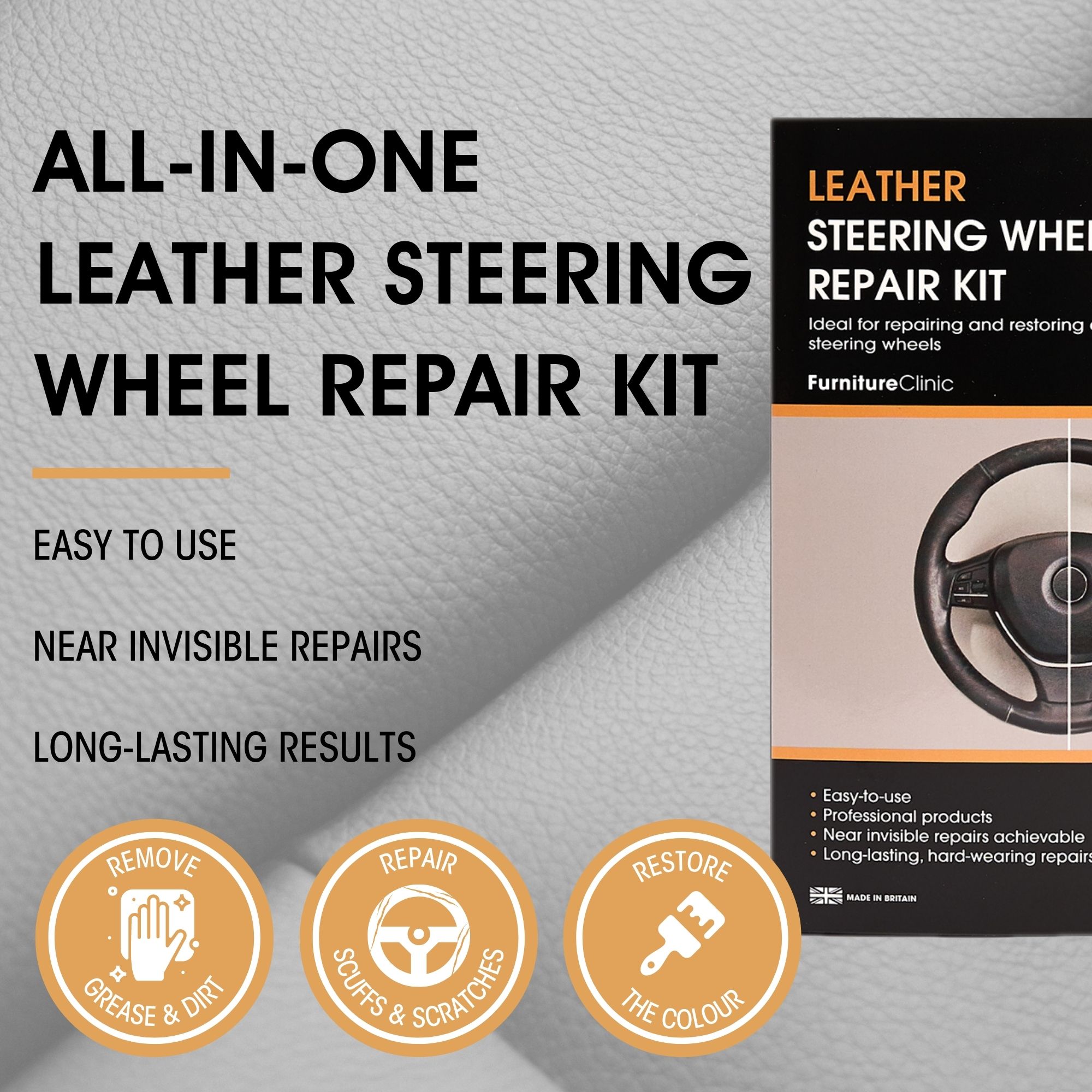 Leather Steering Wheel Repair Kit